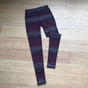 Athleta Striped Leggings